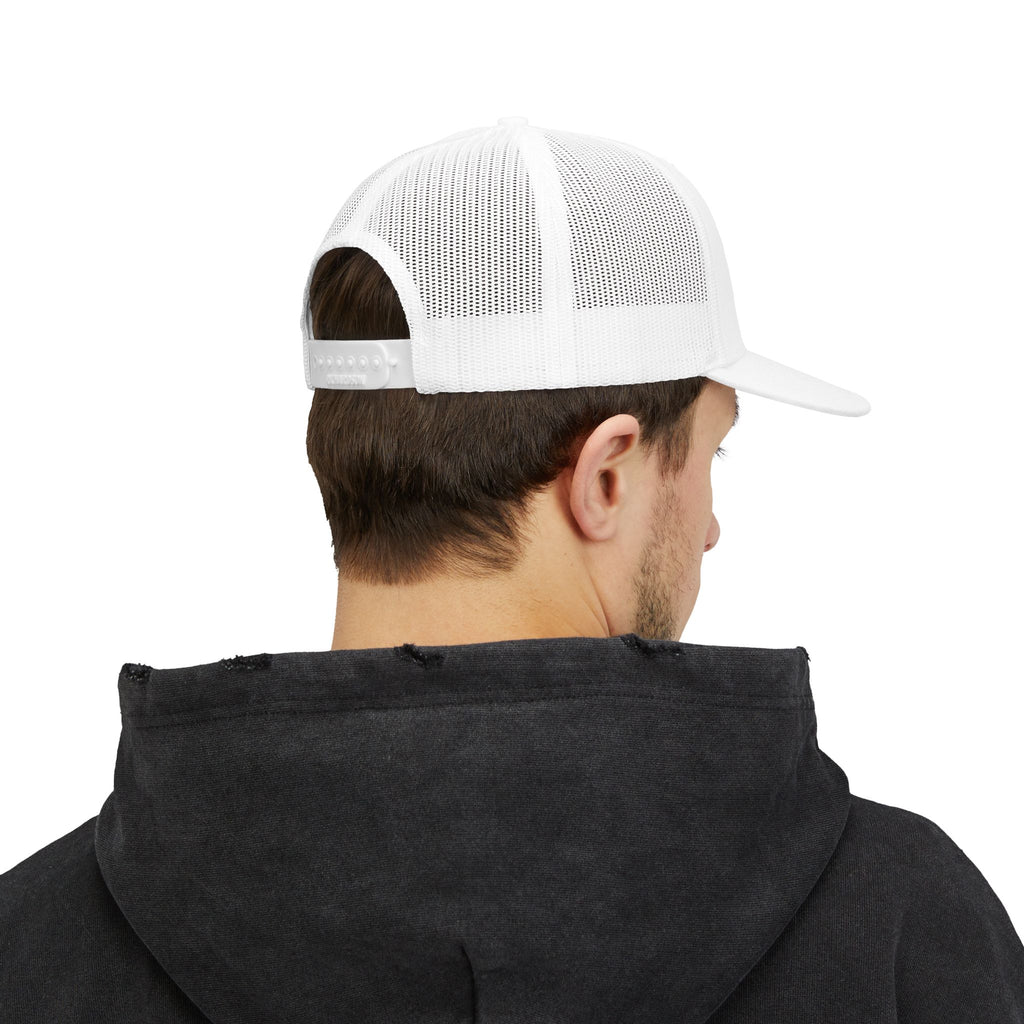 Free Bird Original *Print* Hat - WHITE, GREY & BLACK