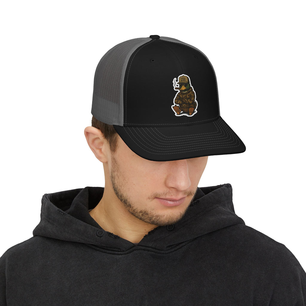Free Bird Original *Print* Hat - WHITE, GREY & BLACK