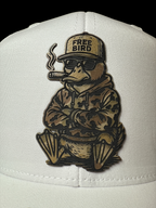 Free Bird Original Patch Hat - WHITE