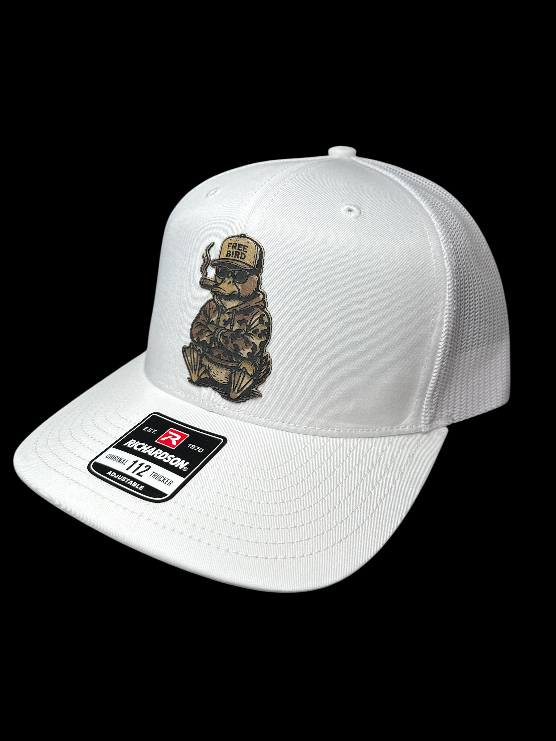 Free Bird Original Patch Hat - WHITE